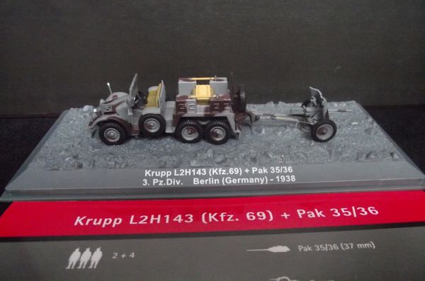 1/72 Die Cast Metal Krupp L2H143 (Kfz.69) + Pak 35/36