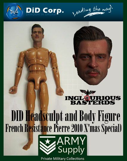 1/6 DID PIERRE - Bastardos Inglórios [BODY & HEADSCULPT]