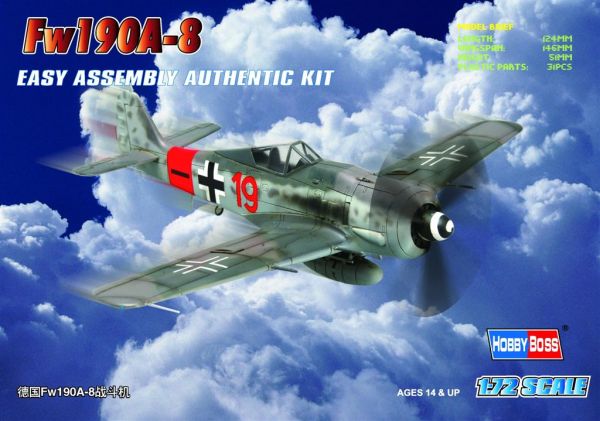 1/72 Focke-wulf Fw190 A-8 Model Kit