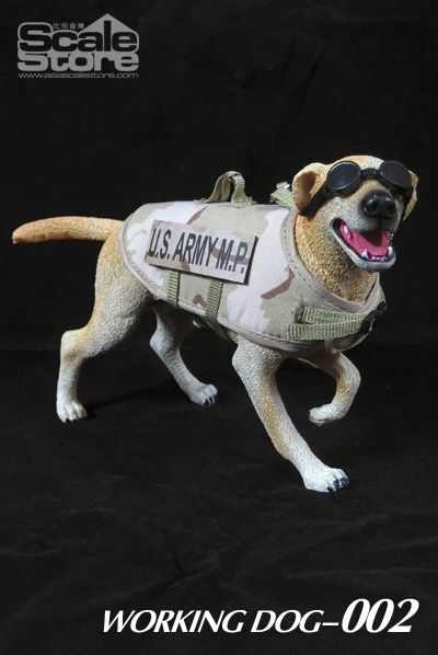 1/6 Object Working Dog (Desert Cammo)