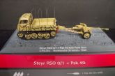 1/72 Die Cast Metal Steyr RSO 0/1 + Pak 40 Anti-Tank Gun