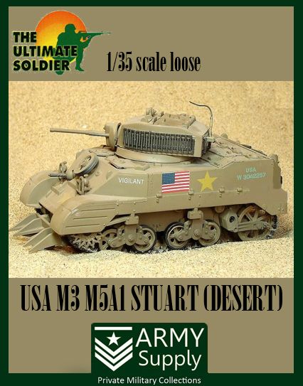 1/35 ULTIMATE SOLDIER M3 STUART (Avulso)