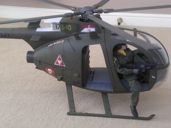 1/6 Black Bird Helicopter (fora da caixa)