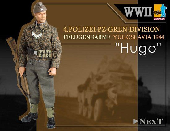 1/6 Dragon 70223 Felgendarme 4.Polizei + Military Dog