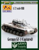 EASY MODEL 1/72 Captured KV-1 Panzer Wehrmacht