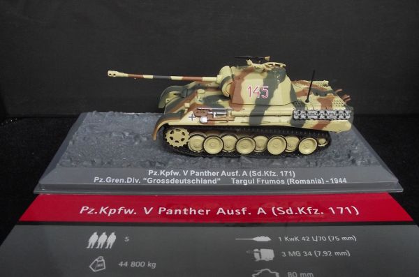 1/72 Die Cast Metal Pz.Kpfw. V Panther Ausf. A (Sd.Kfz. 171)